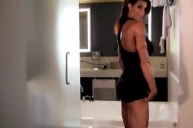 hot Sexy Muscle Milf FBB flexing and posing