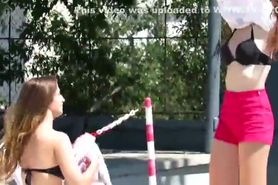 Sexy Bikini Girls Beach Voyeur Video Spycam HD
