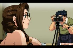 Japanese lesbian anime with bigboobs squirting milk