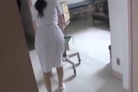 Black panty nurse is on the sharking video clip