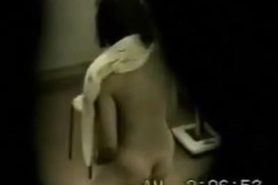 Spy cam caught my young gf masturbating standing