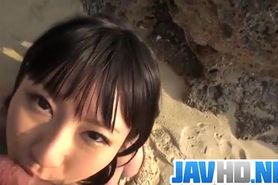 Megumi Haruka amazes in outdoor blowjob scene