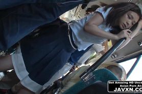 Hot Japanese Teen Gets Fucked On The Bus