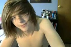 Twink camboy jerking off