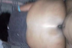 Black bbw fucked from behind