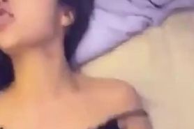 Amateur - Really Hot Asian Wife Pleases Her Man In Bed & Screams
