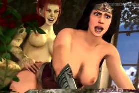Wonder Woman fucked by Ivy
