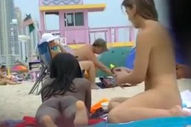 Swedish Blonde Girl With Natural Big Tits Filmed At Beach