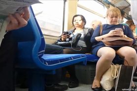 Compilation Upskirt on Train, August and September