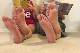 2 pairs of sexy female soles