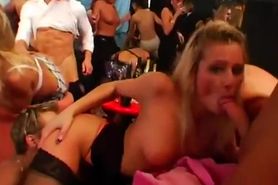 Sexy sluts suck and fuck dicks in public