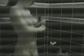 Steamy shower voyeur spy cam video