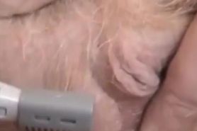 Redhead Trims Her Hairy Pussy