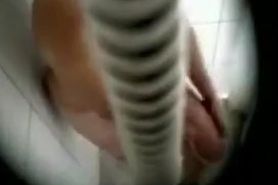 Mummy taking shower and fingering