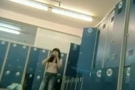The real parade of half naked bodies in changing room