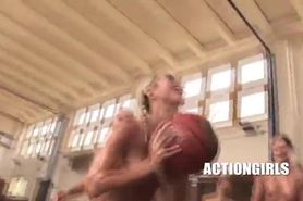 All Female, All Nude Basketball Game