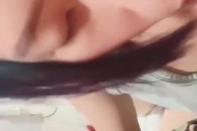 Amateur - Asian Short Haired Bitch With Nice Tits Rides Dick