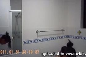 Stunning Girl Spied In Bathroom