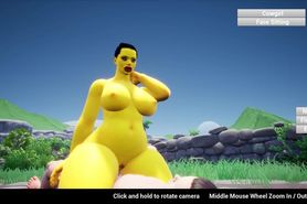 Feign gameplay yellow skin big ass BBW cowgirl facesitting missionary