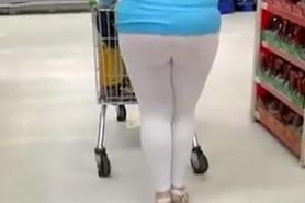 white seethrough legging