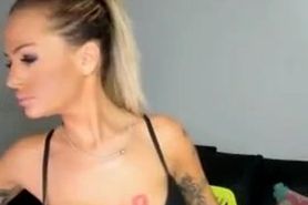 Tattoed Bimbo Can't Have Enough Attention...