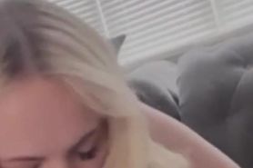 Beautiful Blonde PAWG Blowjob