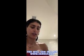 Mia Khalifa Put On Sexy Red Dress After Shower NEW PPV Onlyfans