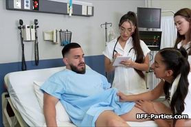 Sexy medics running extra tests on rough cock