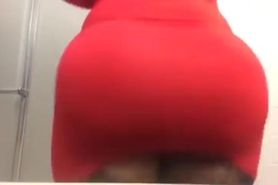 LADY RED BIG BUTT