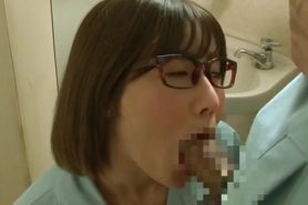 japanese glasses blowjob