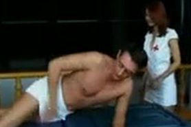 Gorgeous Nurse Treats Patient With Anal Therapy