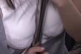 Fuck a sexy Japanese girl with big boobs on the underground