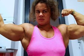 Mrs Korableva pumping muscles