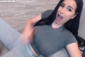 Hot girl lactating sexy Latina