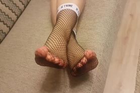 (PinkRose) Rina Foxxy Nylon Pantyhose Feet 6