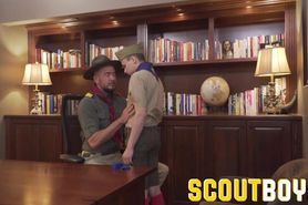 ScoutBoys - Older stepdaddy fucks Austin in front of his friend