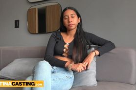 Extremely Tight Amateur 18Yo Latina Pounded Rough In Fake Casting