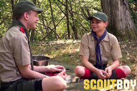 ScoutBoys Sexy scouts in uniform fuck raw outside