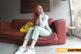 Innocent Colombian Redhead Tricked In Fake Model Casting