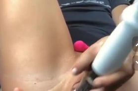 She Squirts In The Car - Public Webcam Amateur