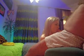 Mom's buddy and step-grandpa bang a blonde teen