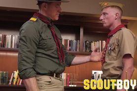 ScoutBoys - Horse hung Legrand Wolf barebacks smooth ginger scout boy