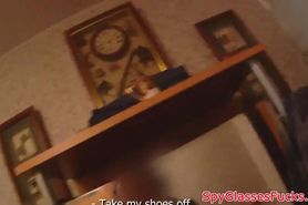 Real teen pickedup and POV fucked on spycam