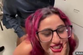 Madbros Bastarda Hot Chilean With Big Ass Fucked By Bbc In A Laundromat Pp