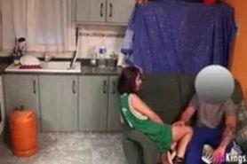 Spanish Slut With Plumber