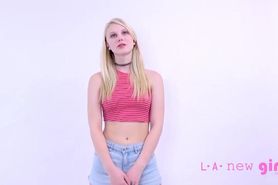 Teen fucked at casting audition photoshoot by fake agent