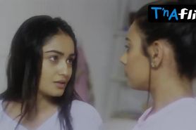 Tridha Choudhury Lesbian,  Breasts Scene  in Dulha Wanted