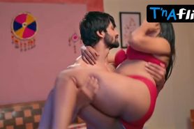 Shyna Khatri Breasts Scene  in Vasheekaran