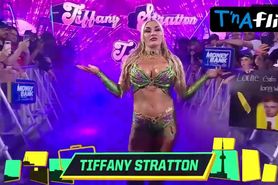 Tiffany Stratton Butt,  Breasts Scene  in Wwe Money In The Bank 2024