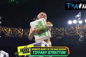 Tiffany Stratton Butt,  Breasts Scene  in Wwe Money In The Bank 2024